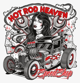 Hot Rod Heaven Speed Shop - Hot Rod Graphics, HD Png Download, Transparent PNG