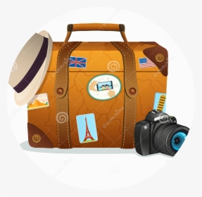Vintage Suitcase Icon , Png Download - Suitcase Around The World, Transparent Png, Transparent PNG