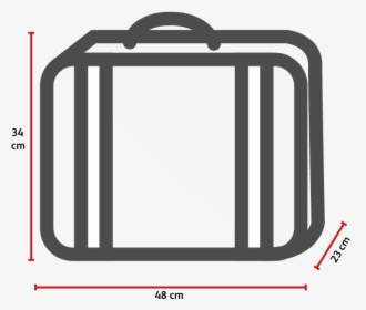 Luggage Dimensions - Illustration, HD Png Download, Transparent PNG
