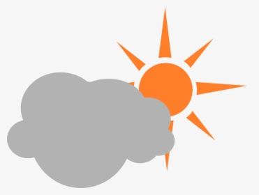 Cloud Sun Weather Weather Forecast, HD Png Download, Transparent PNG
