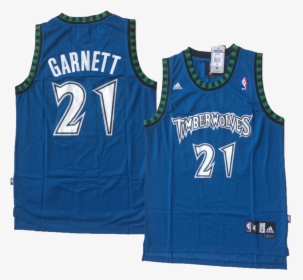Blue Minnesota Garnett - Kevin Garnett Timberwolves Jersey, HD Png Download, Transparent PNG