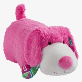 Colorful Pink Puppy Pillow Pet - Puppy Pillow Pet, HD Png Download, Transparent PNG