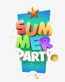 Party Clipart Business Party - Summer Party Logo Png, Transparent Png, Transparent PNG