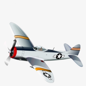 P47 Thunderbolt Clip Arts - Military Airplane Clip Art, HD Png Download, Transparent PNG