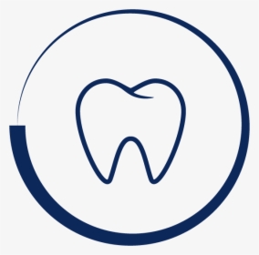 Icon Tooth In Circle - Tooth Vector Png Free, Transparent Png, Transparent PNG