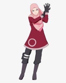 Naruto Shippuden Sakura - Sakura Haruno Hijab, HD Png Download, Transparent PNG