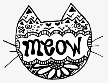 Transparent Cat Meow Png, Png Download, Transparent PNG