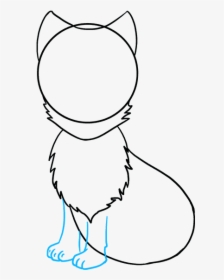 How To Draw Arctic Fox - Step By Step How To Draw An Arctic Fox, HD Png Download, Transparent PNG