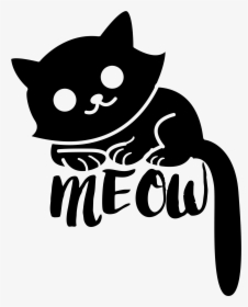 Meow Cat Cartoon, HD Png Download, Transparent PNG