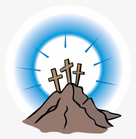 3 Crosses On A Hill Clip Art - Clipart 3 Crosses On A Hill, HD Png Download, Transparent PNG