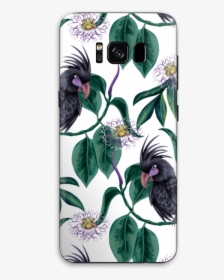 Flowers & Cockatoo Skin Galaxy S8 - Finch, HD Png Download, Transparent PNG