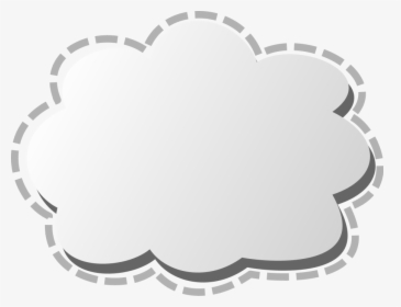 Cloud Svg Clip Arts - White Png Cute Cloud, Transparent Png, Transparent PNG