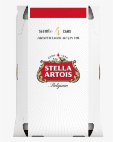 Stella Artois Pint Can 4x568ml - Stella Artois 8 Pack, HD Png Download, Transparent PNG