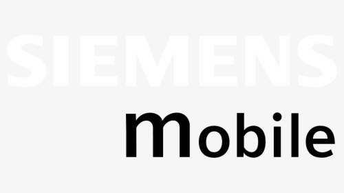 Siemens Mobile Logo Black And White, HD Png Download, Transparent PNG