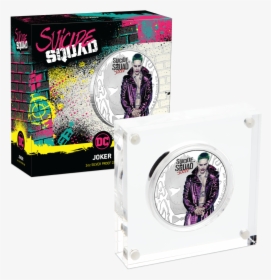 Silver Numis Suicide Squad Joker Coin 2019 1 Oz - Suicide Squad Joker Silver Coin, HD Png Download, Transparent PNG