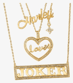 Costume Jewellery Harley Quinn Loves The Joker Suicide - Jewelry Harley Quinn Necklace, HD Png Download, Transparent PNG