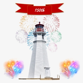 Check-out The Musical Performance “lighthouse Keeper” - Fireworks On White Background, HD Png Download, Transparent PNG