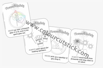 Firework Safety Cards Colouring Ccs Cover, HD Png Download, Transparent PNG