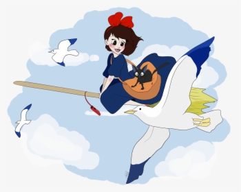 Some More Fan Art, This Time Of Kiki S Delivery Service - Cartoon, HD Png Download, Transparent PNG