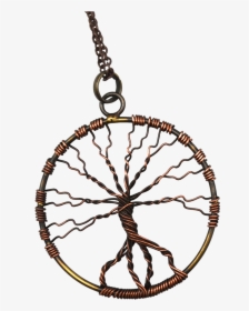 Antique Brass Wire Art Tree Of Life Necklace - Shower To The People Logo, HD Png Download, Transparent PNG