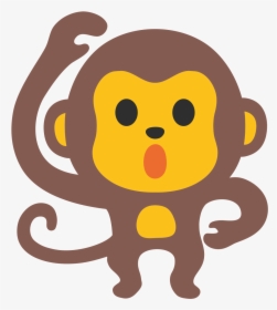 Emoji Of Monkey, HD Png Download, Transparent PNG