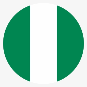 Nigeria Flag Round Medium Clipart , Png Download - Bandeira Da Nigéria Redonda Png, Transparent Png, Transparent PNG