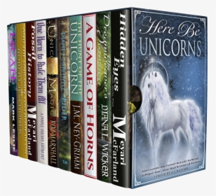 Here Be Unicorns - Book Cover, HD Png Download, Transparent PNG