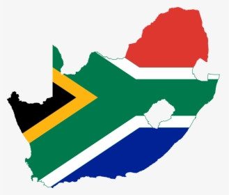 South Africa Country Flag Map, HD Png Download, Transparent PNG