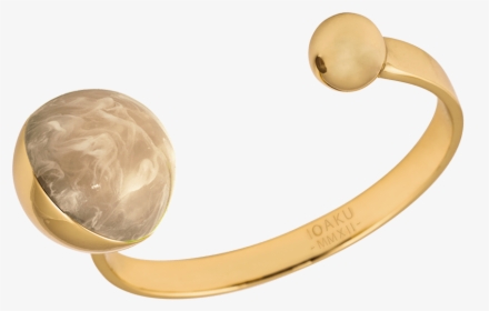 Ioaku The Planet Bracelet Gold Light Brown - Body Jewelry, HD Png Download, Transparent PNG