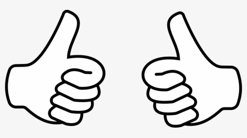 Thumbs Up Free Clip Art Of Clipart Outline Transparent - Thumbs Up Clipart Outline, HD Png Download, Transparent PNG