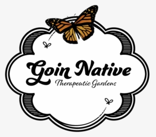 Goin Native Cloud Logo - Butterfly, HD Png Download, Transparent PNG