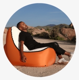 Trono Inflatable Lounge Chair W/no-strain Back Support - Sitting, HD Png Download, Transparent PNG