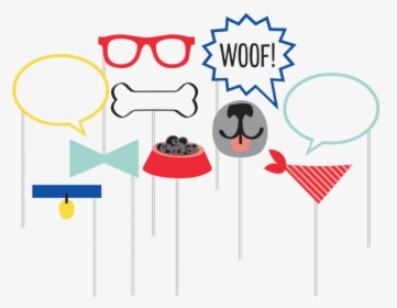 Pawesome Dog Party Photo Booth Props - Dog Party Photo Booth Props, HD Png Download, Transparent PNG
