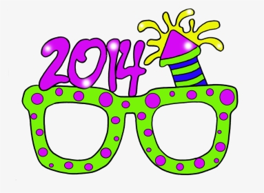 New Years Glasses Transparent, HD Png Download, Transparent PNG
