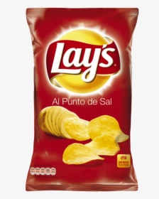 Lay S Lightly Salted Chips - Lays Al Punto De Sal, HD Png Download, Transparent PNG