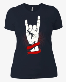 Cool Rock Hand T Shirt & Hoodie - Active Shirt, HD Png Download, Transparent PNG