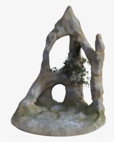 Rock, Stone, Ivy, Old, Water, Nature, Beach, Rocks - Statue, HD Png Download, Transparent PNG