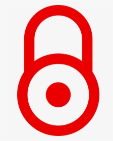 Open Lock Clipart Red, HD Png Download, Transparent PNG