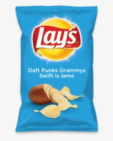 Ays Daft Punks Grammys Swift Is Lame Junk Food Snack - Blue Bag Of Chips, HD Png Download, Transparent PNG
