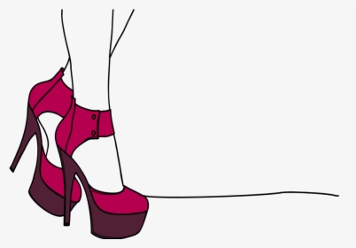 #mq #red #shoe #shoes #vector #highheel - Shoes Png Vector, Transparent Png, Transparent PNG