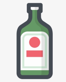 Vector Shot Bottle - Alkohol Png, Transparent Png, Transparent PNG