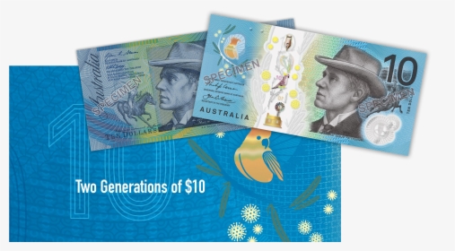 Australian 10 Dollar Note, HD Png Download, Transparent PNG