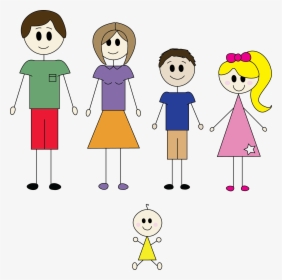 Meet The Stick Family - Cartoon, HD Png Download, Transparent PNG