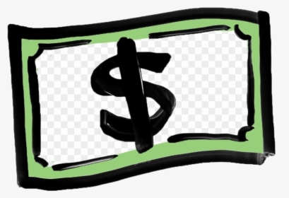 Bill Dollar Clipart Transparent Png - Dollar Bill Clipart Png, Png Download, Transparent PNG