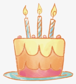 Birthday Cake Vector Png Download - Vector Birthday Cake Png, Transparent Png, Transparent PNG