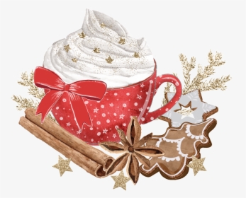 Watercolor Dessert Cake Vector - Christmas Day, HD Png Download, Transparent PNG