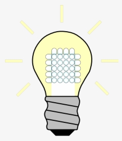 Light Bulb Clip Art Download - Emit Clip Art, HD Png Download, Transparent PNG
