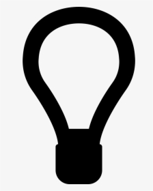 Lightbulb Creativity Interface Sign Outline, HD Png Download, Transparent PNG