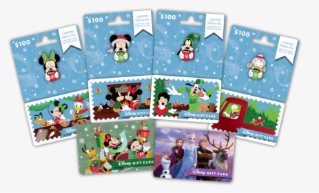 Holiday Disney Gift Cards - Cartoon, HD Png Download, Transparent PNG