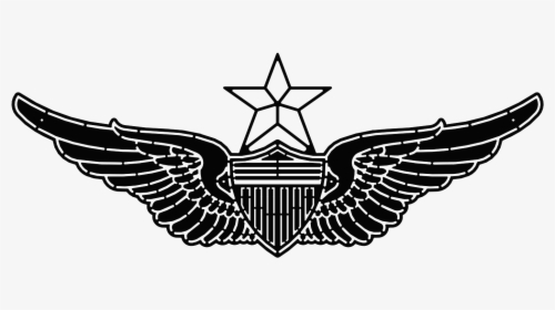 Wings Clipart Military - Aviation Wings Silhouette, HD Png Download, Transparent PNG